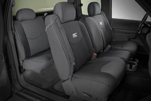 Chevrolet Silverado 1500 Classic Seat Covers - Front + Rear - Rough Country - Neoprene - 2007
